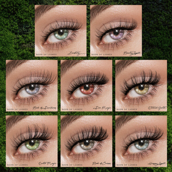 Book of Lashes Lash styles 1