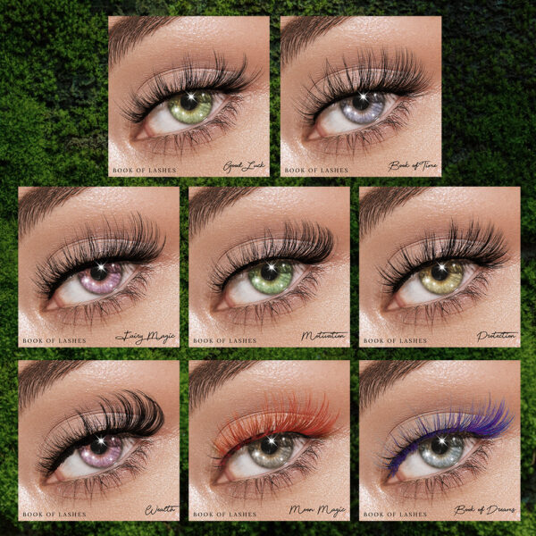 Book of Lashes Lash styles 2